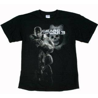  Gears of War 3 Dominic Dom Santiago Black T Shirt 
