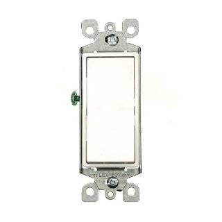 Leviton 5603 2W 15 Amp, 120/277 Volt, Decora Rocker 3 Way AC Quiet 