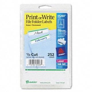 Avery Print or Write File Folder Labels for Laser and Inkjet Printers 