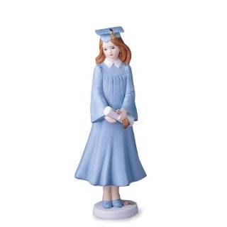 Growing up Girls from Enesco Brunette Graduate Figurine 7.5 IN