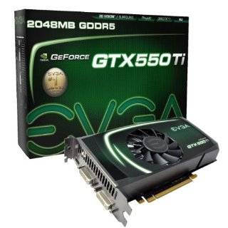 EVGA GeForce GTX 550 Ti 2048 MB GDDR5 PCI Express 2.0 2DVI / Mini HDMI 