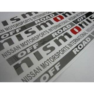 Nissan NISMO OFF ROAD BLACK decal sticker OEM replica w/ FREE Sakari 
