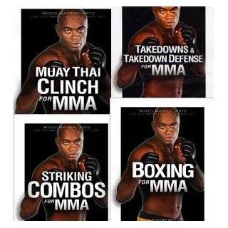 Anderson Silva Complete 4 DVD SET Boxing for MMA, Striking Combos 
