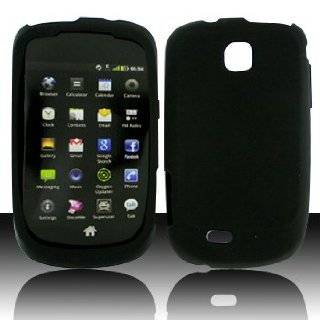  Black Horizontal Leather Pouch For Samsung Dart T499 Phone 