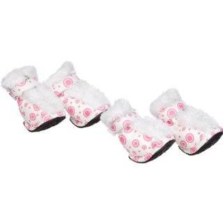   Life Ultra Fur Comfort Year Round Protective Boots in Pink   X Small