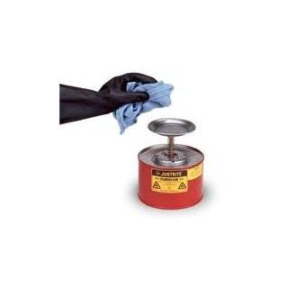  Justrite 10208 Plunger Can 2 Quarts Red