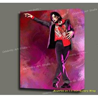 MICHAEL JACKSON THRILL CONCERT DIGITAL OIL PAINTING GALLERY WRAP ON 