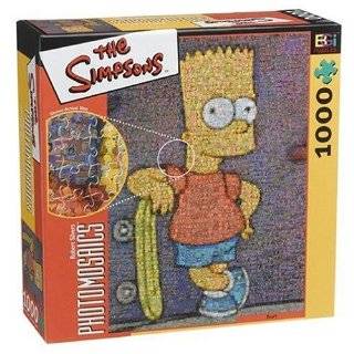  Simpsons Photomosaic Family Breakfast Jigsaw Puzzle 1000pc 