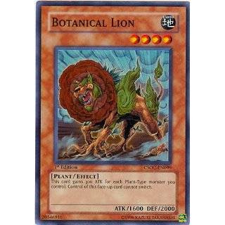 YuGiOh 5Ds Crossroads of Chaos Botanical Lion CSOC EN099 Super Rare 