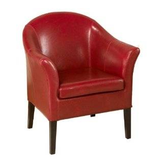  Armen Living Leather Club Chair Gold Leather Designer Y 
