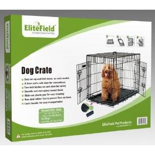  Petedge Easy Wire Dog Crate, Small, Black
