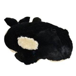 My Pillow Pets Splashy Whale   Large (Black And White)