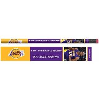 NBA Kobe Bryant Los Angeles Lakers Pencils, Set of 24 with Basketball 