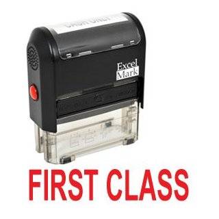 MEDIA MAIL Self Inking Rubber Stamp   Red Ink (42A1539WEB R)