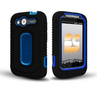 HTC Wildfire S Duo Shield Hybrid Case   Black/Blue