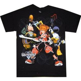    Kingdom Hearts II Halloween Town Goofy Black T Shirt Clothing
