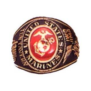  Ring with Stone   Marines Military Ring   USMC   For Military gear 