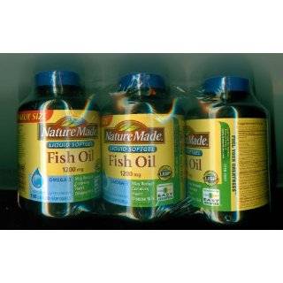 Nature Made Omega 3 Fish Oil 1200 mg (360 mg Omega 3)   375 Liquid 