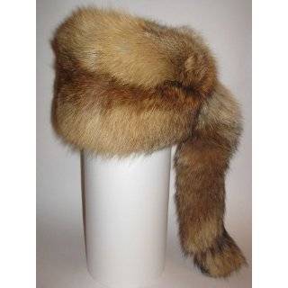  Winter Hat Natural Fur Fox with Tail * Russian * h.3.fox.t 