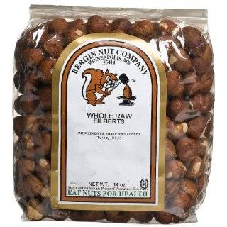 Bergin Nut Company Filberts Whole Raw, 14 Ounce Bags (Pack of 2)