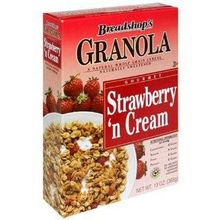 Breadshops Granola Cereal, Triple Berry Crunch, 12.5 Ounce Boxes 