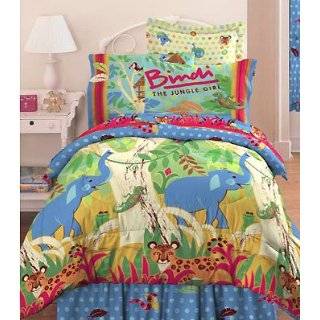 Bindi Jungle Animals Comforter Twin Bedding Set