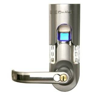 iTouchless Bio Matic Fingerprint Door Lock For Right Hand Door, Silver
