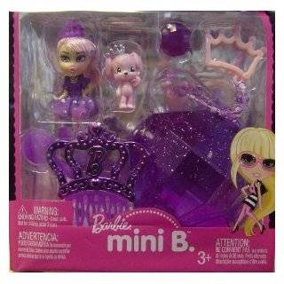 barbie mini b princess series doll 12 with pink dog purple gem case w 