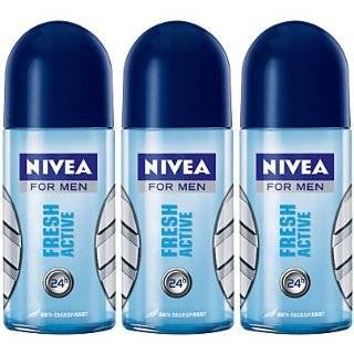 Nivea for Men Fresh Active Deodorant Antiperspirant Roll on 50 ml (3 