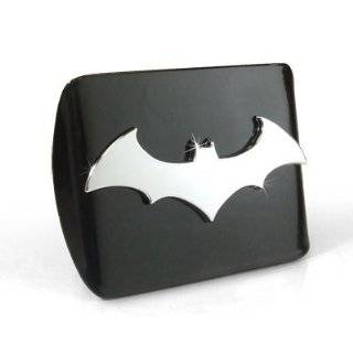  Batman Black & Chrome Trailer Hitch Cover with Oval Batman 