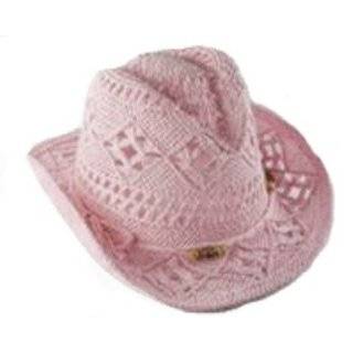  Pink Crochet Cowboy Hat Pageant Dress Up Little Girls 