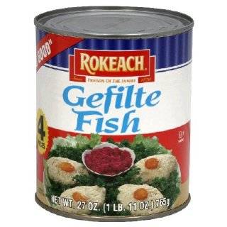 ROKEACH #10 cans Gefilte Fish 14 Pc., 6 lbs. 4 Ounce. Tins  