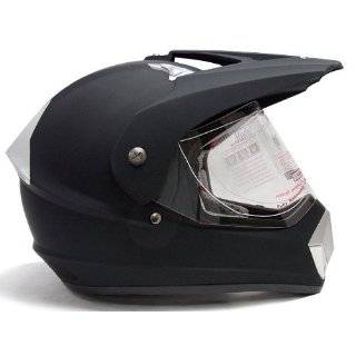   Dirt Bike MX ATV UTV Dual Sport Hybrid Helmet DOT with Shield (Medium