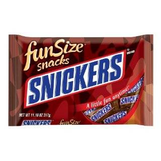 Snickers Fun Size Candy, 11.18 Ounce Packages (Pack of 6)