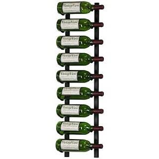  Nine Magnum Bottle Wall Mounted Wine Rack (Platinum) (45H 