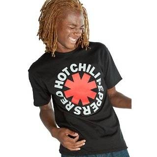 Bravado Merchandising Red Hot Chili Peppers Asterisk Black T Shirt