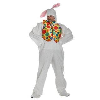 Easter Bunny Plush (white) Adult Costume Size Standard Adult Easter 