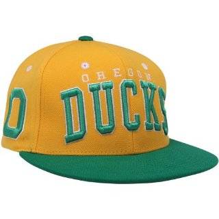 NCAA Zephyr Oregon Ducks Yellow Green Superstar Snapback Adjustable 