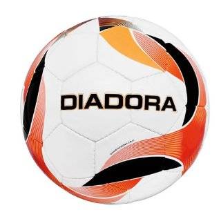 Diadora Calcetto Soccer Futsal Ball (White/Black / Orange, 1)