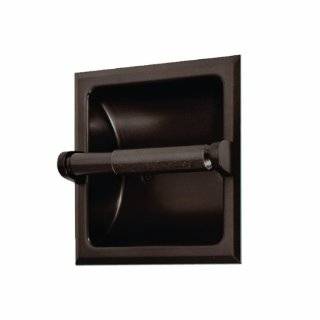  Oil Rubbed Bronze Recessed Toilet Paper Holder   Includes 