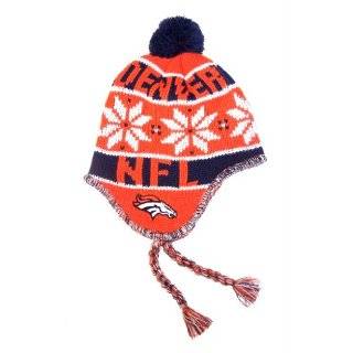  NFL Denver Broncos Winter Day Braided Beanie Sports 