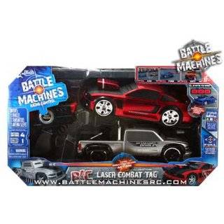 Battle Machines Laser Tag 2 pack 4x4 Trucks Chevy Silverado and Ford F 