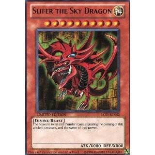Yu gi oh GOD Card   Yma en001   Slifer the SKY Dragon (Secret Rare 