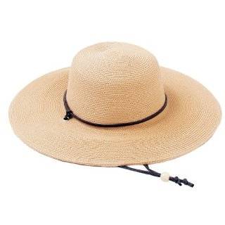 Sloggers 442LB01 Womens Wide Brim Braided Garden Hats, Light Brown 