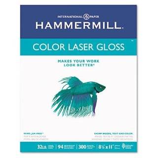 Hammermill Color Laser Gloss Paper, 94 Brightness, 32lb, Letter Size 
