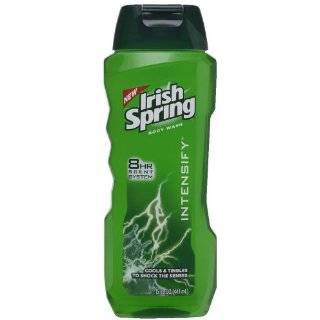 Irish Spring Intensify Body Wash, 15 Fluid Ounce Bottles (Pack of 6)