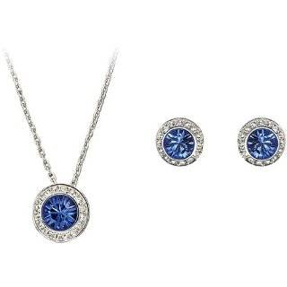  Gift Set Katie Holmes Inspired Synthetic Sapphire Jewelry 
