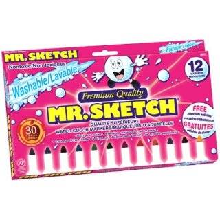 Mr. Sketch Washable Water Color Markers, 12 Colored Markers(19072)