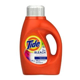 Tide with Bleach Alternative Original Scent Detergent, 50 Ounce (Pack 