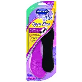 Dr. Scholls For Her Open Shoe Insoles with Massaging Gel, Womens 